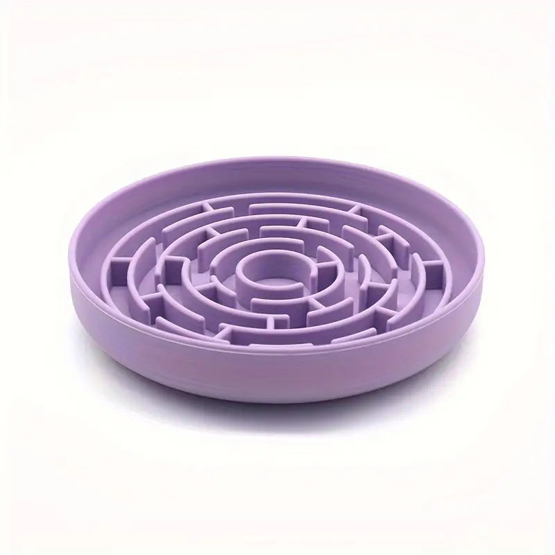 Silicone Dog Bowl Slow Feeder with Suction