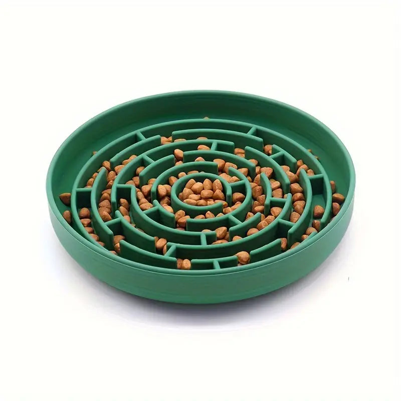 Silicone Dog Bowl Slow Feeder with Suction