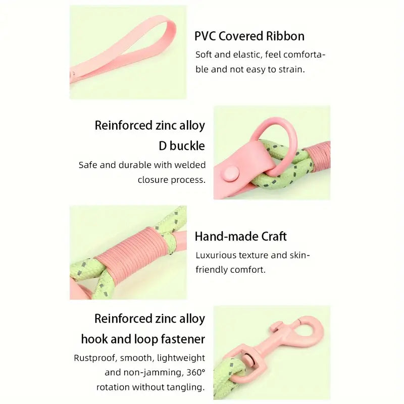 Reflective Leash & Collar Set